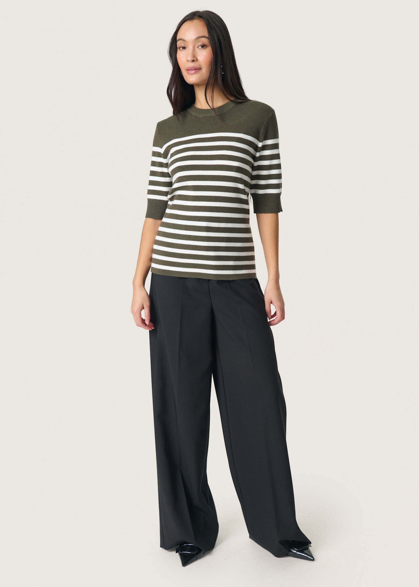 Soaked in Luxury Spina Striped Tee