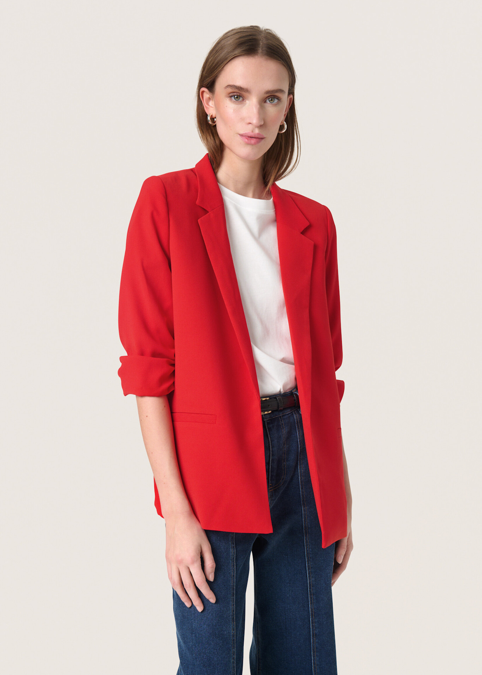 Soaked in Luxury Shirley Short Sleeve Blazer