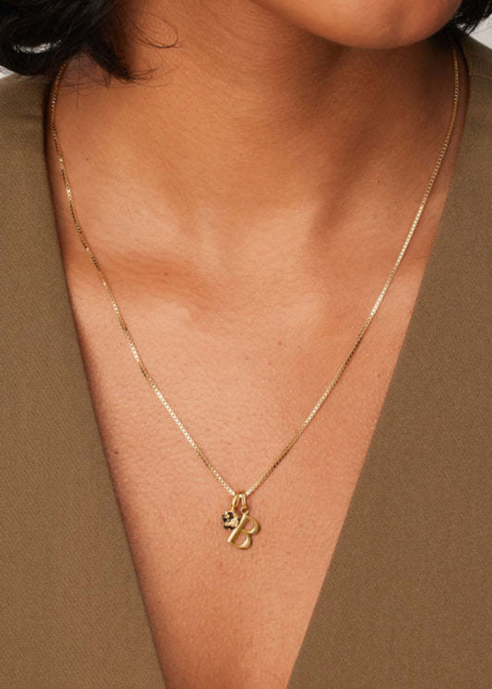 Hillberg & Berk Box Chain Slider Necklace