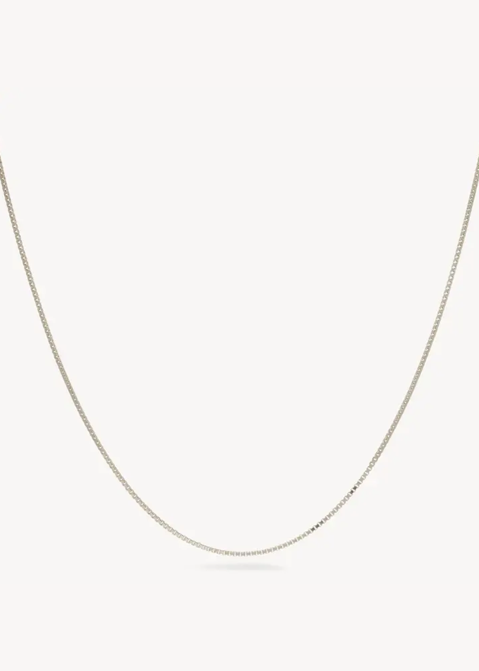 Hillberg & Berk Box Chain Slider Necklace