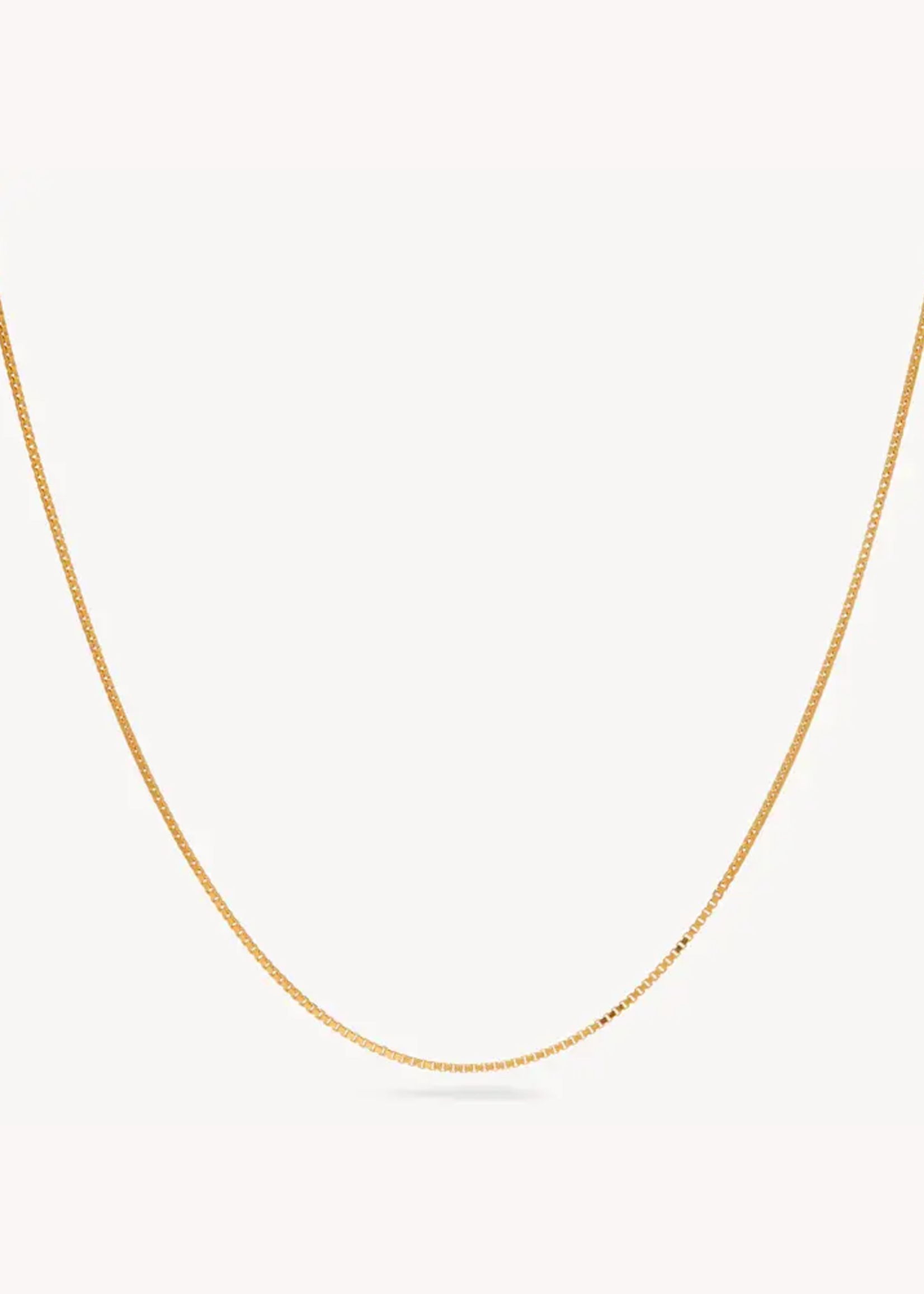 Hillberg & Berk Box Chain Slider Necklace