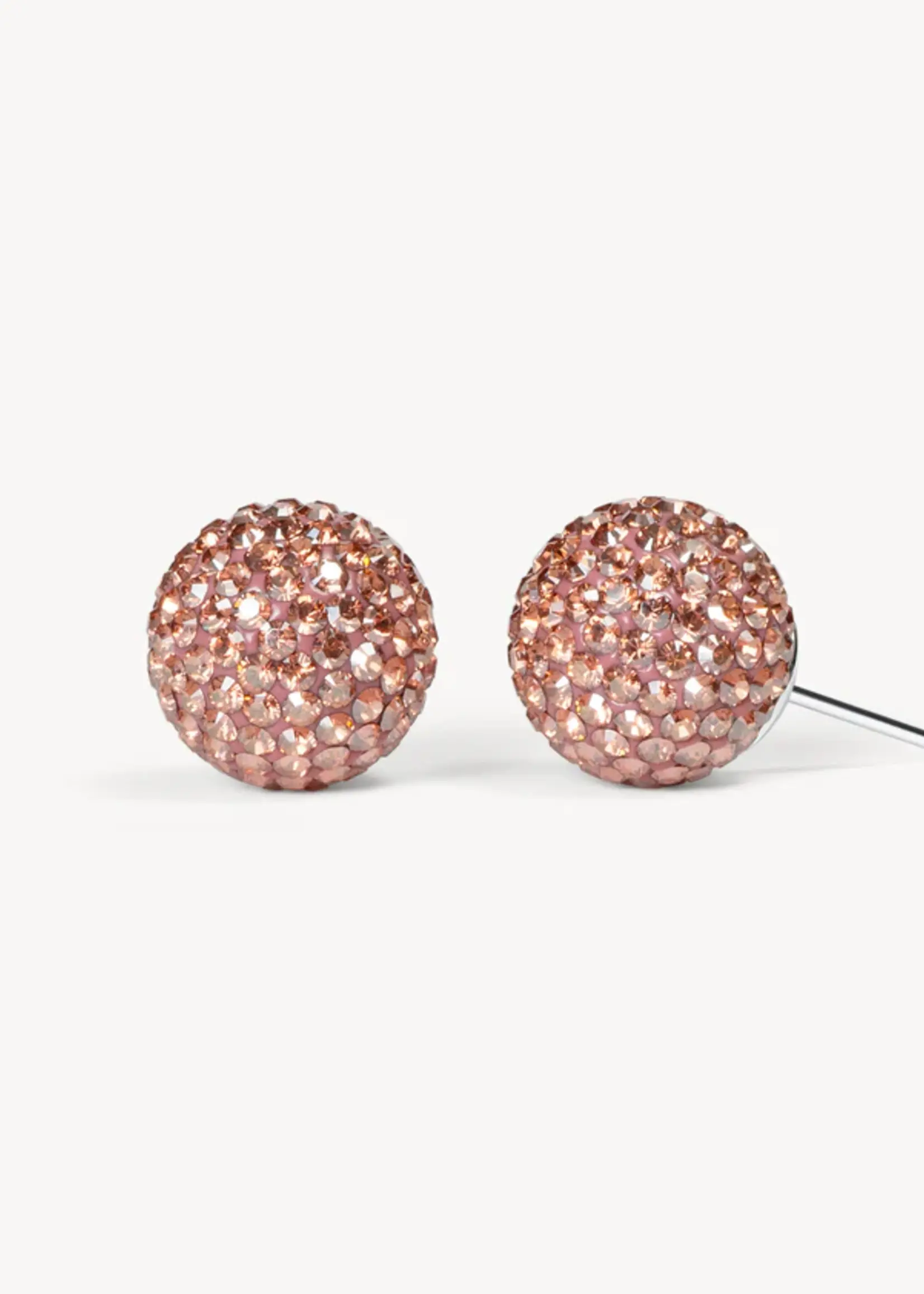 Hillberg & Berk Desert Rose Sparkle Ball™ Stud Earrings
