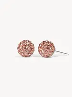 Hillberg & Berk Desert Rose Sparkle Ball™ Stud Earrings