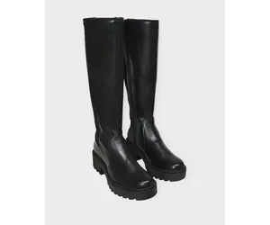 【ANDMARY】Elina ribbon long boots Black Serina Tall Boot - Evelyn Lane Clothing Co.