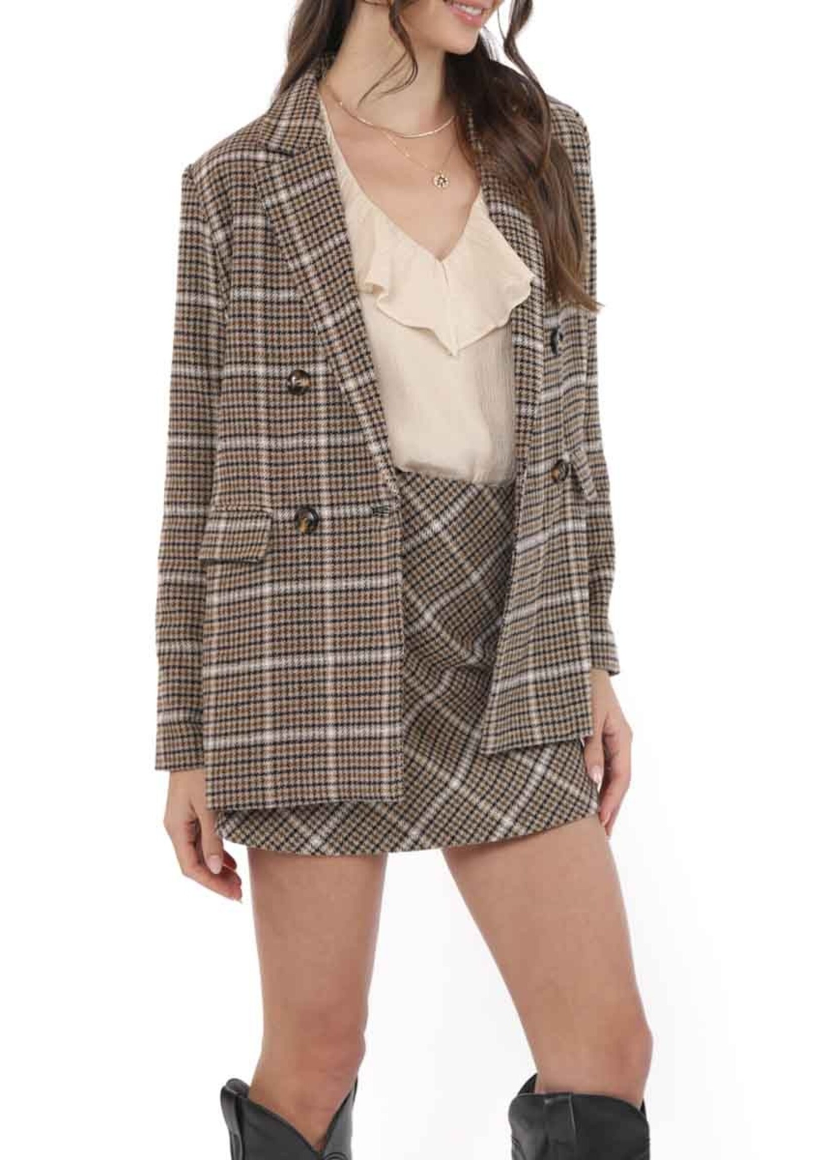Sadie & Sage Gossip Girl Double Breasted Blazer