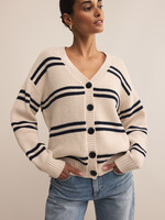 Z SUPPLY Boyfriend Striped Cardigan