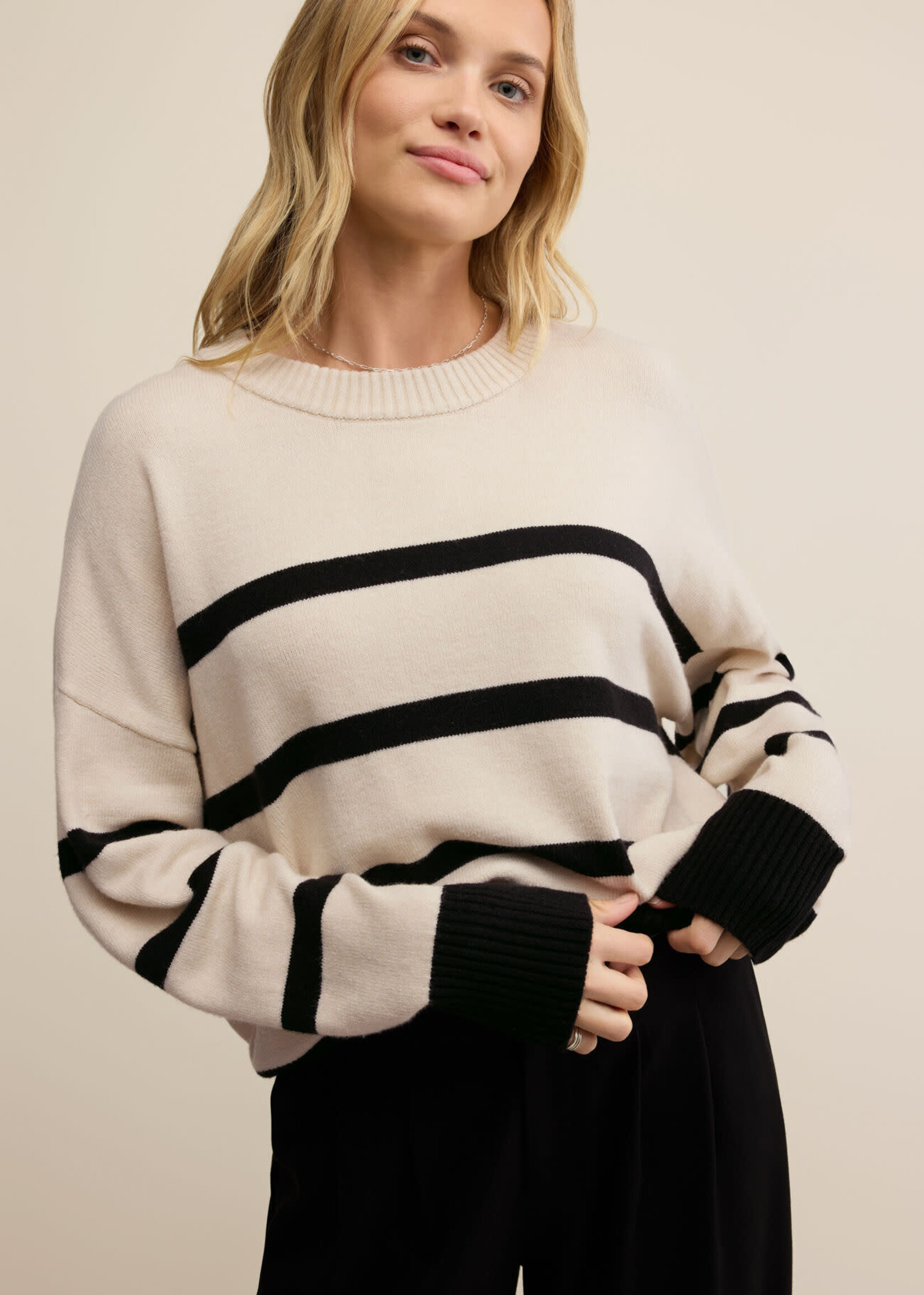 Z SUPPLY Jordane Striped Sweater