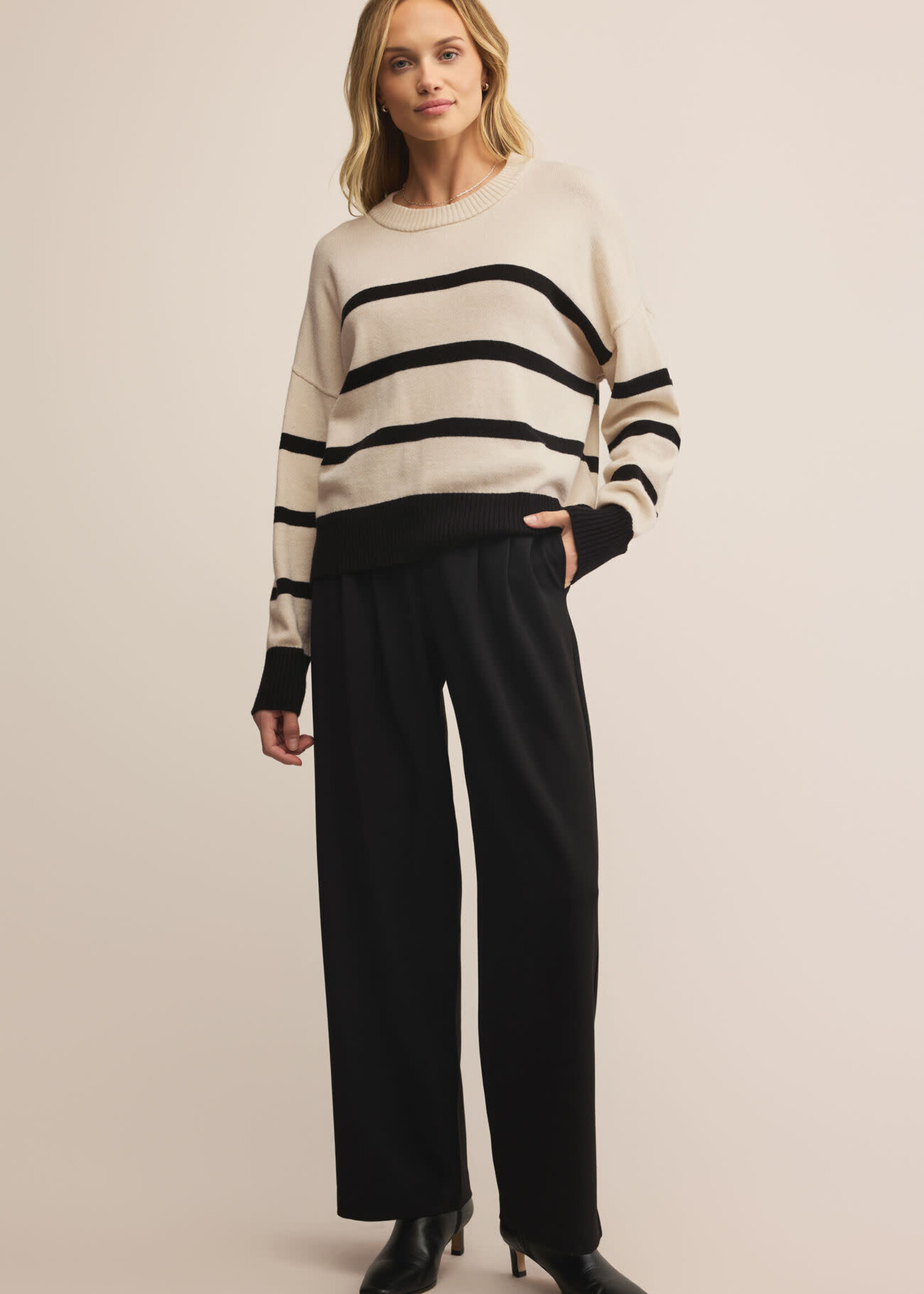 Z SUPPLY Jordane Striped Sweater