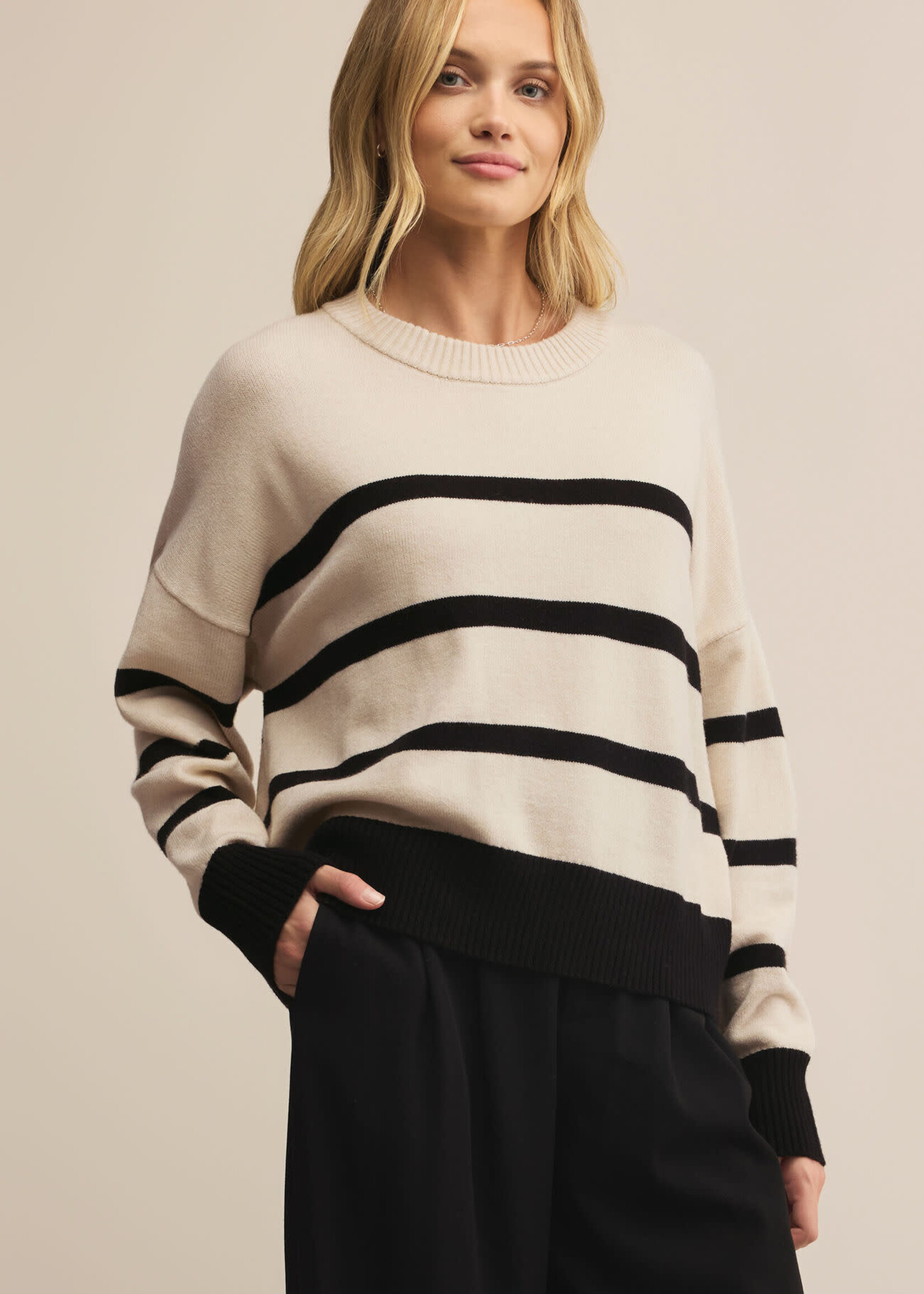 Z SUPPLY Jordane Striped Sweater