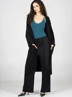 C'est Moi Clothing Viscose Blend Knit Long Cardigan