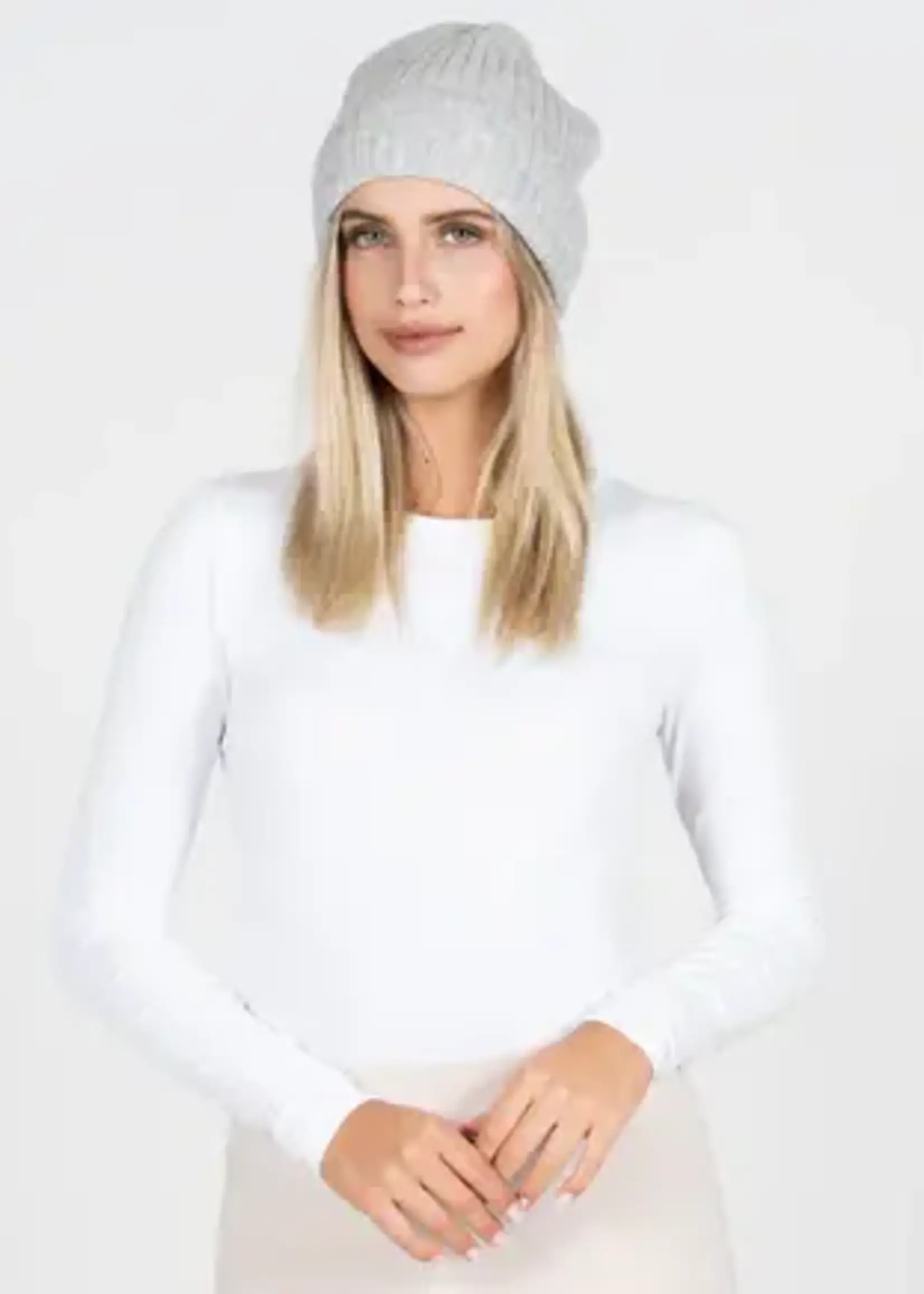 C'est Moi Clothing Ribbed Beanie Hat