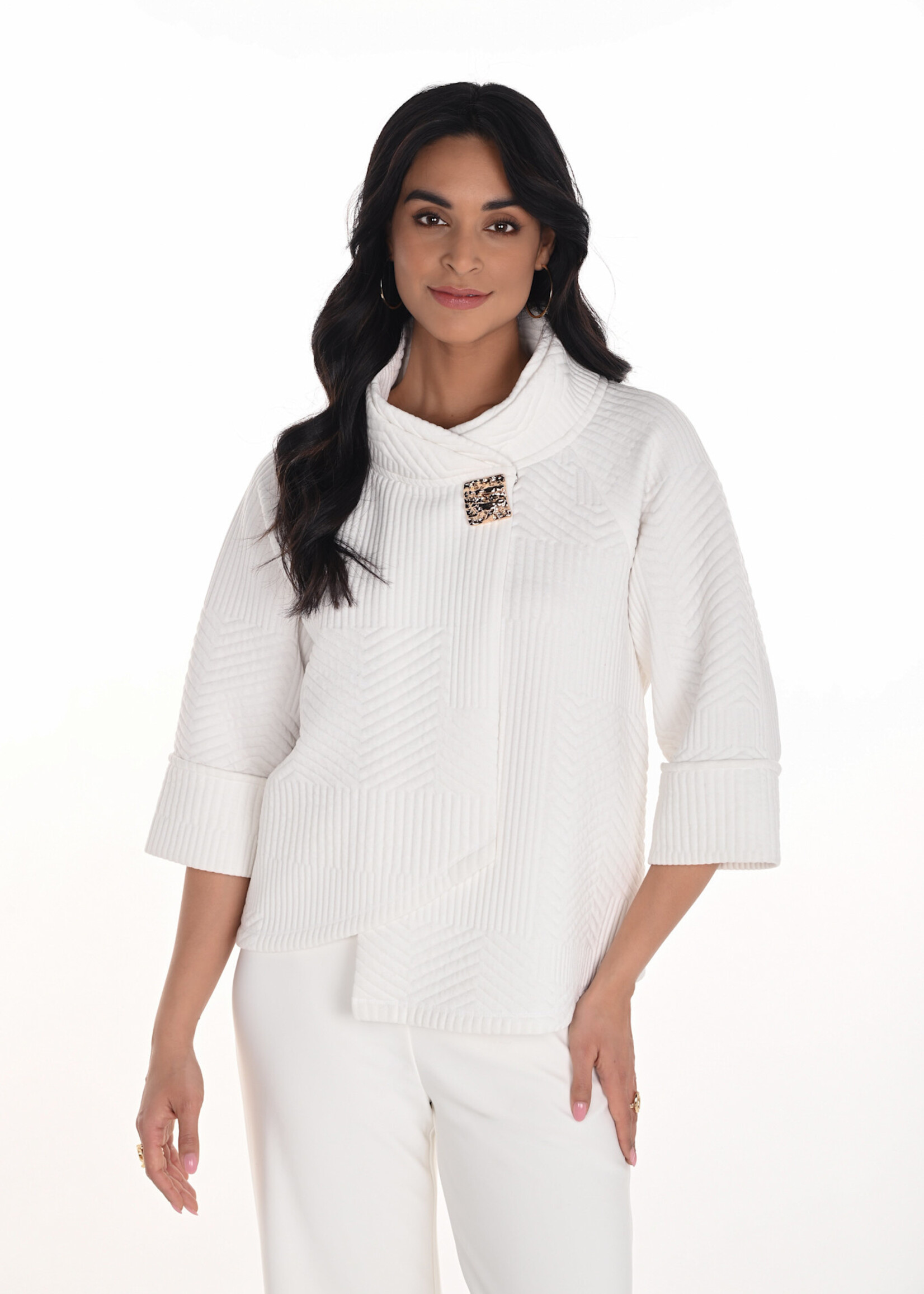 Frank Lyman Cowl Collar Jacket
