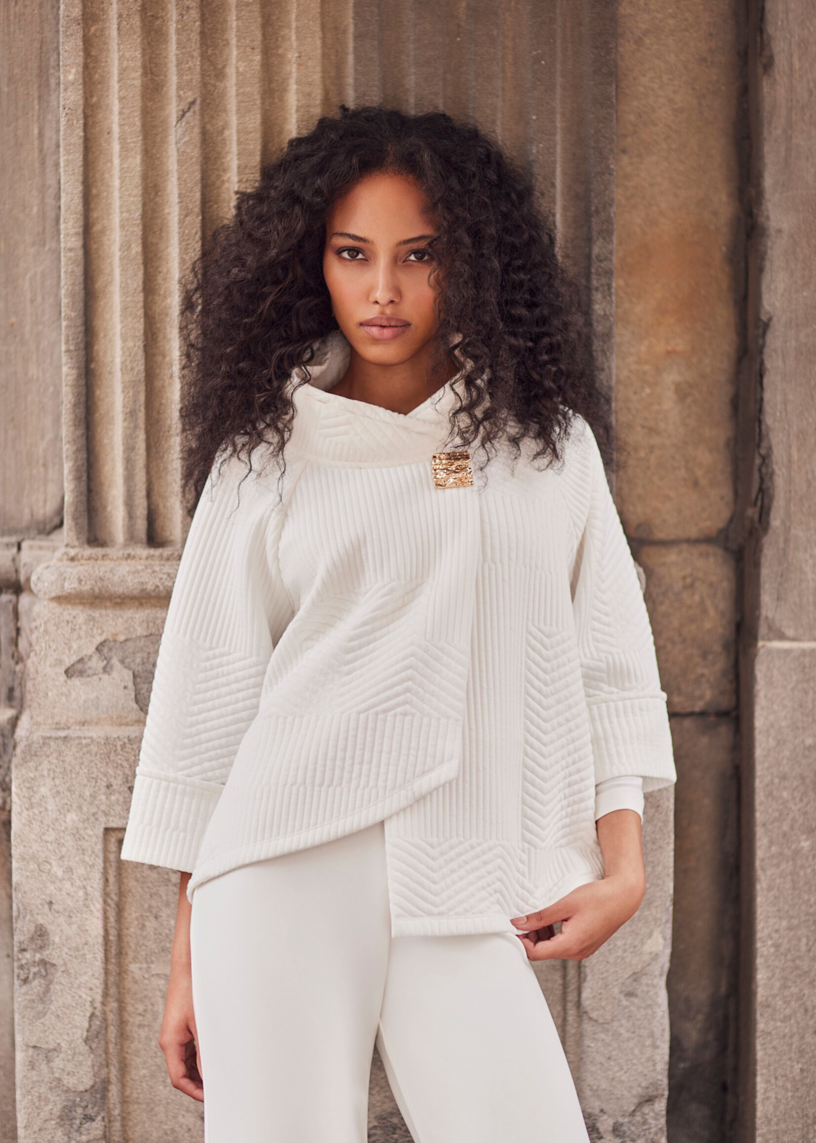 Frank Lyman Cowl Collar Jacket