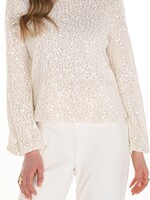 Frank Lyman Textured Long Sleeve Top