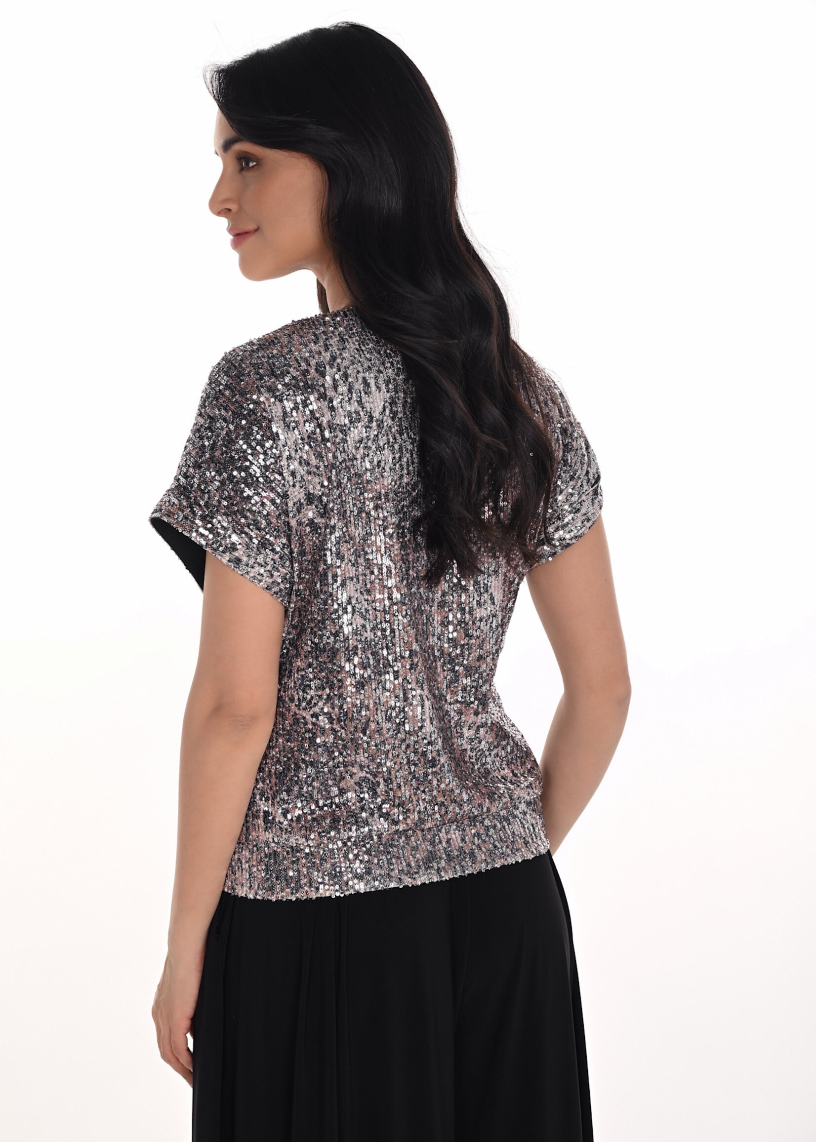 Frank Lyman Sequin Top