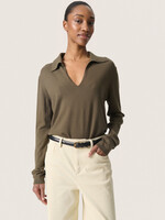 Soaked in Luxury Spina Regular Polo Pullover