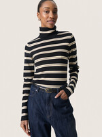 Soaked in Luxury Spina Striped Rollneck