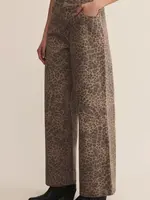 Z SUPPLY Mila Denim Leopard Pant