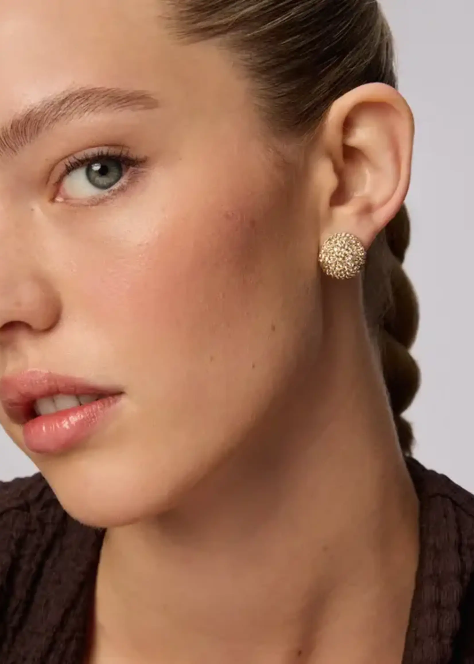 Hillberg & Berk Icon Sparkle Stud Earrings