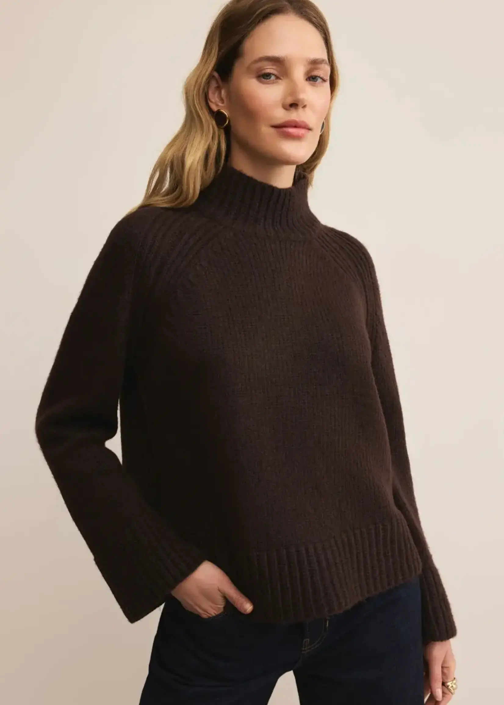 Z SUPPLY Emerge Funnel Neck Sweater