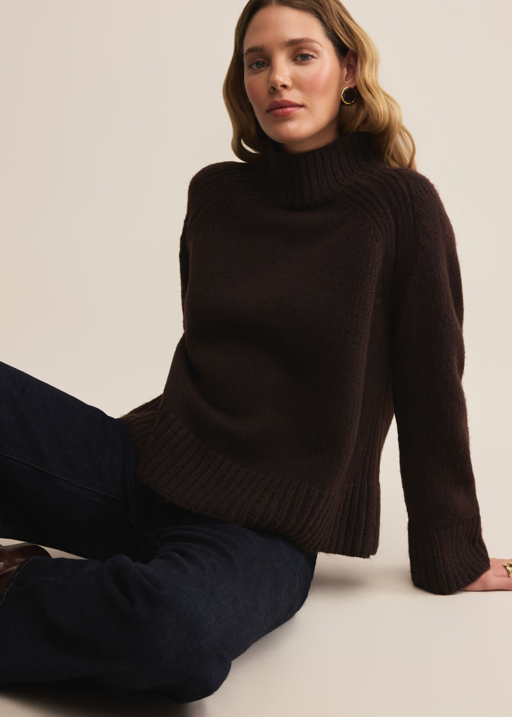 Z SUPPLY Emerge Funnel Neck Sweater