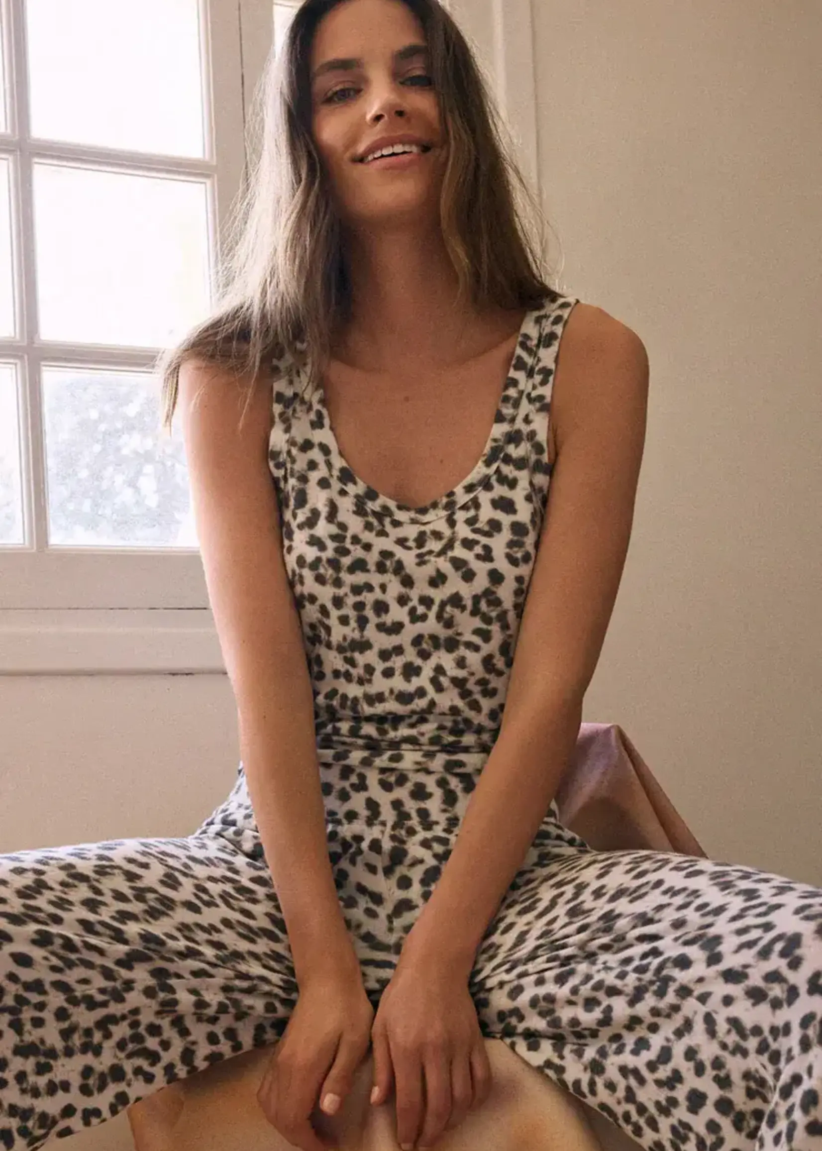 Z SUPPLY Luxe Leopard Tank