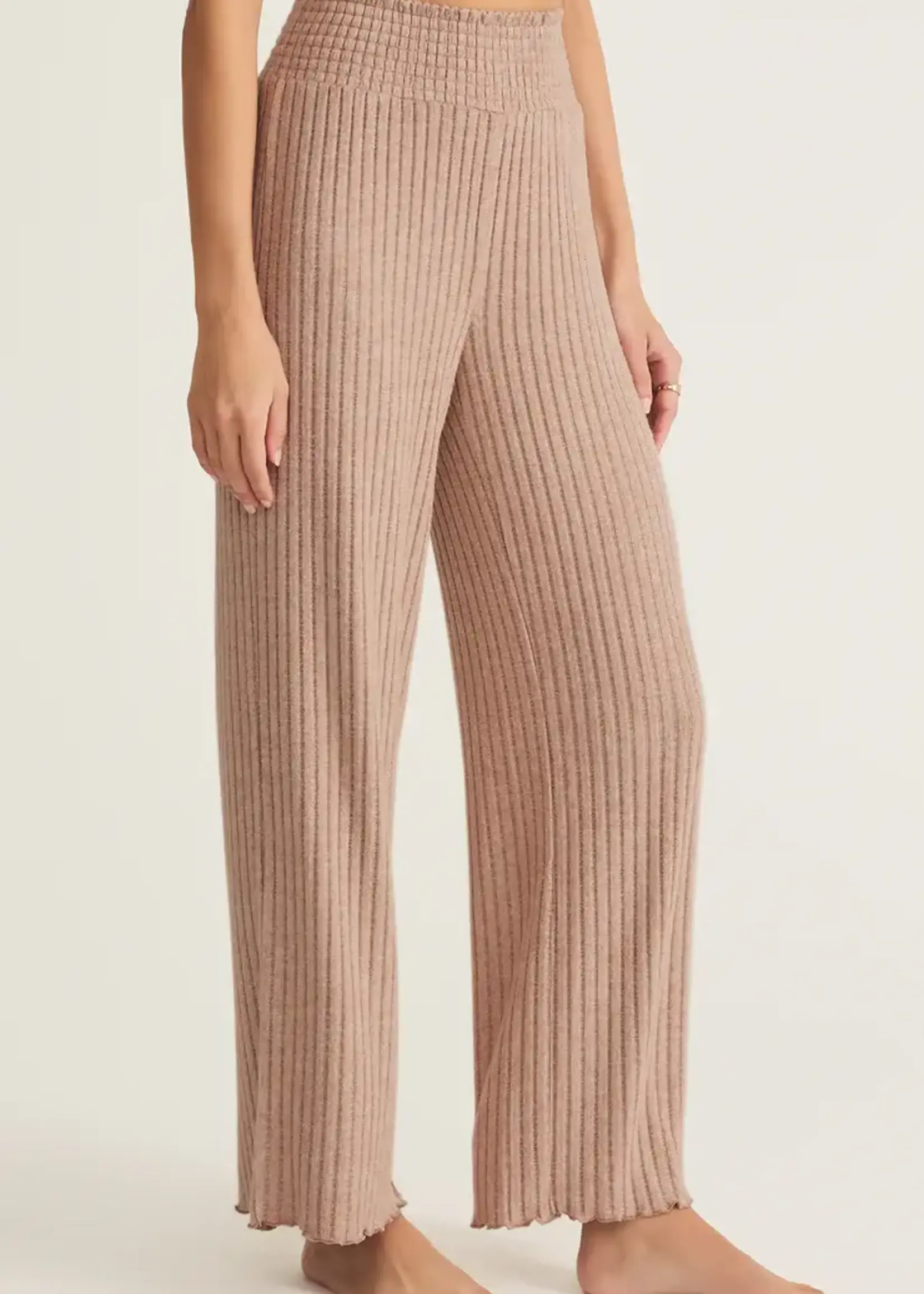 Z SUPPLY Dawn Smocked Rib Pant