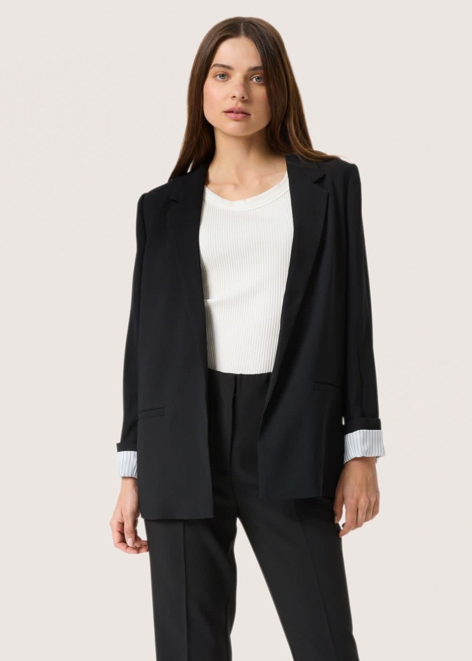 Soaked in Luxury Shirley Fold-Up Blazer