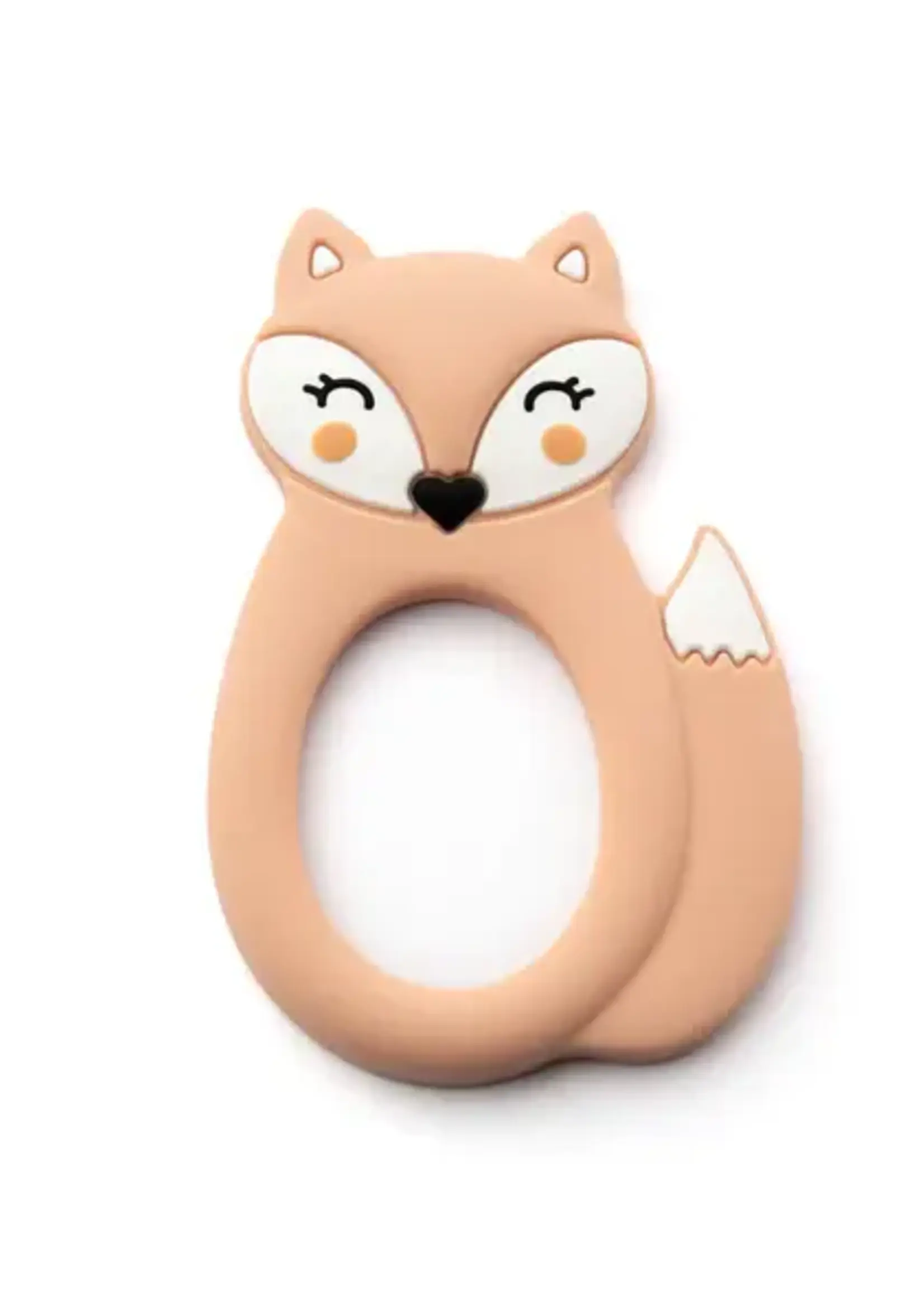 Little Cheeks FOX Teether & Clip