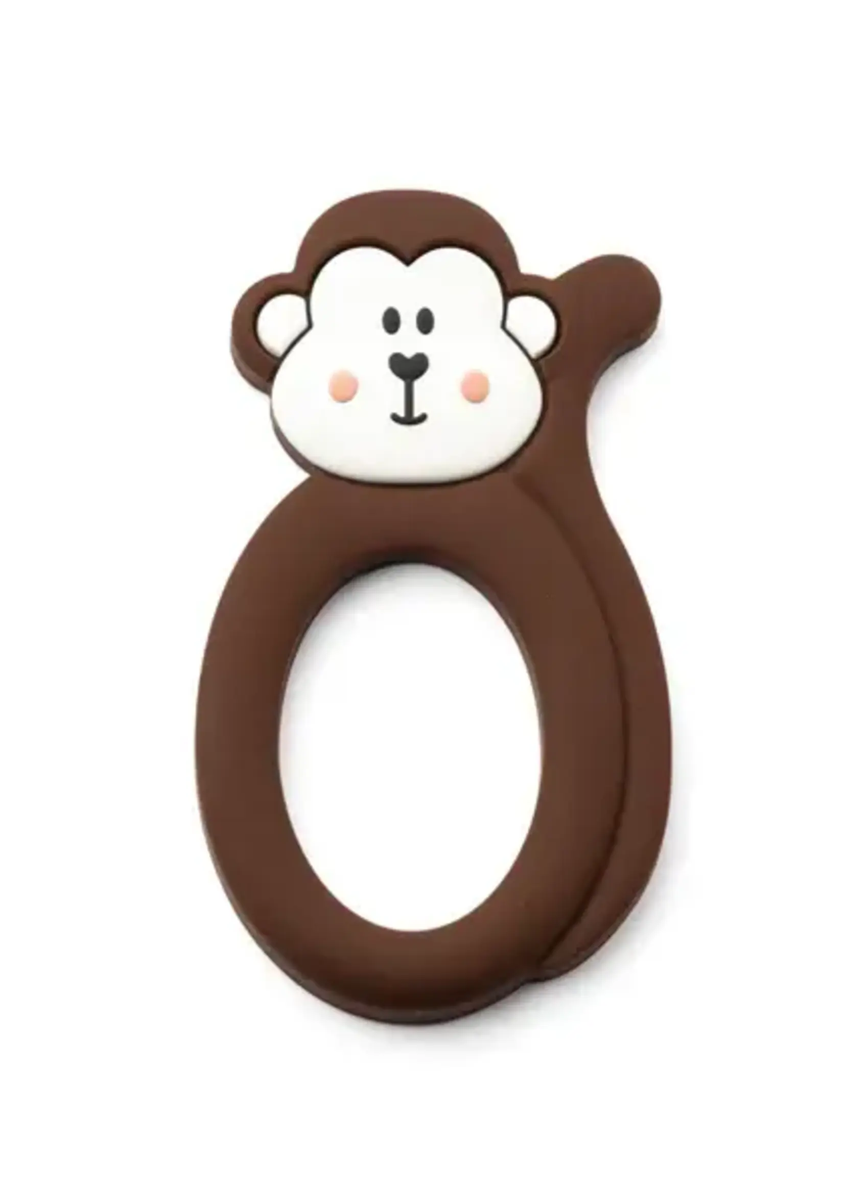 Little Cheeks MONKEY Teether & Clip
