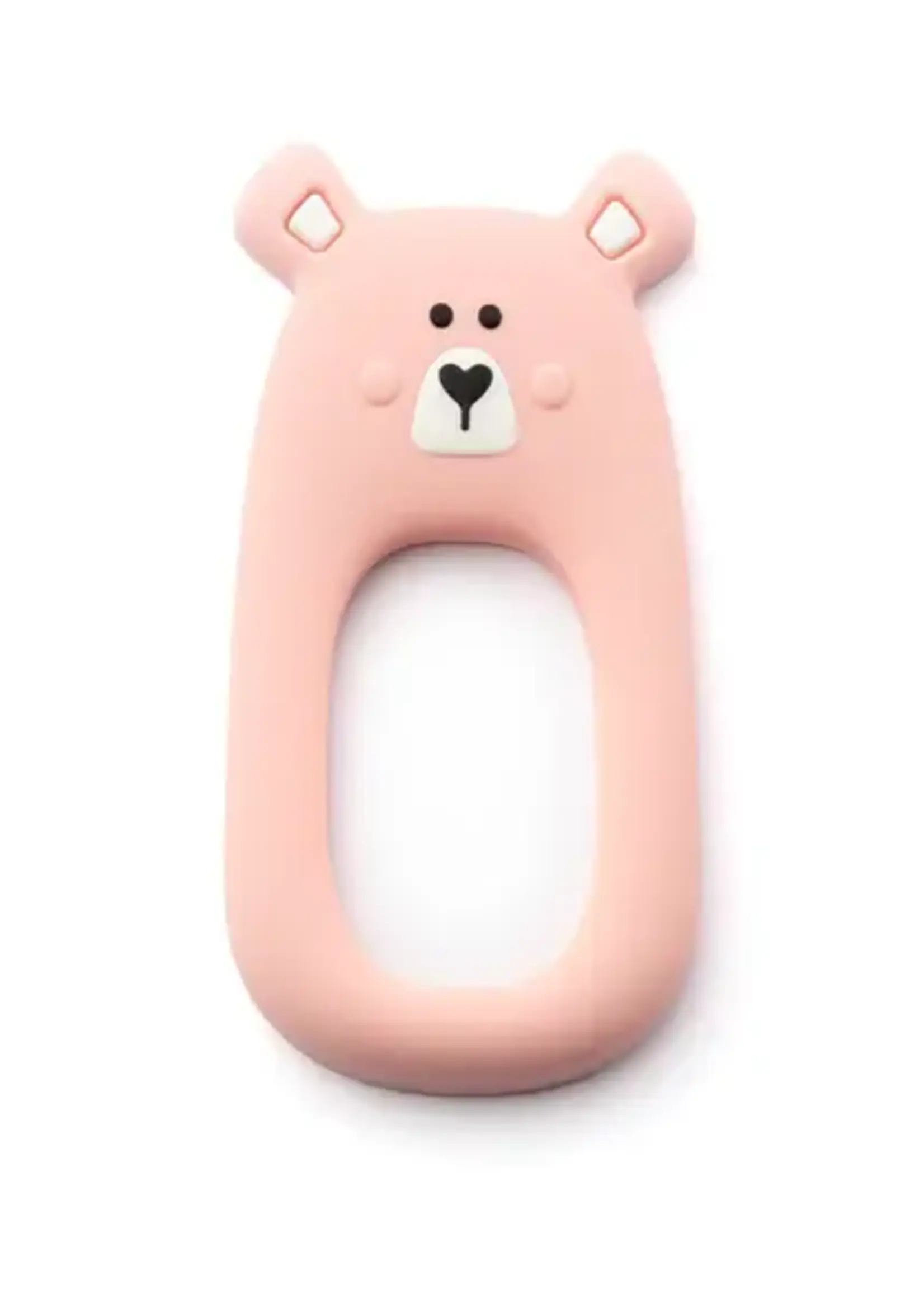 Little Cheeks BEAR Teether & Clip
