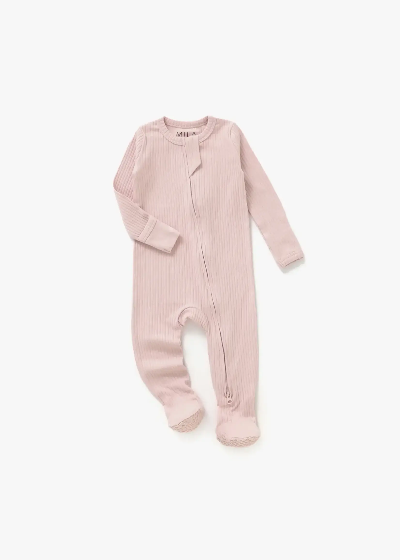 Mila & Co. Ribbed Footie