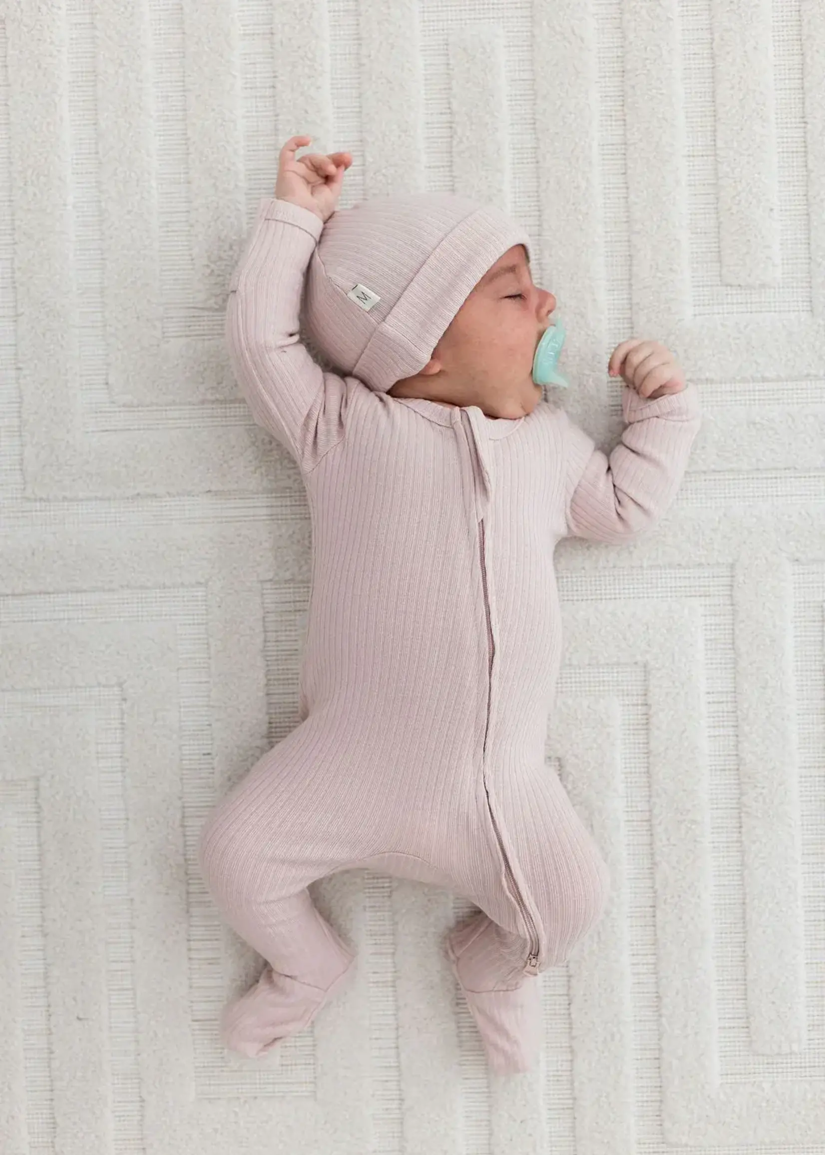 Mila & Co. Ribbed Footie