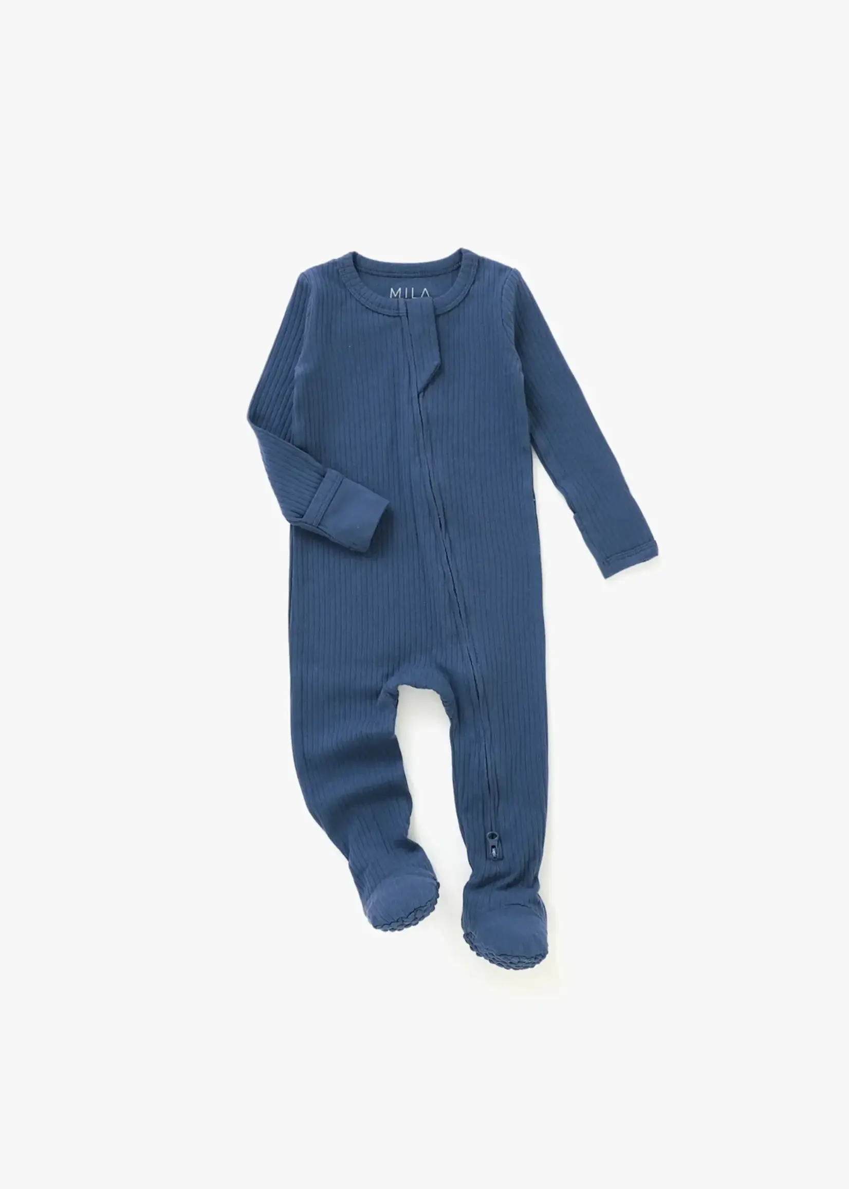 Mila & Co. Ribbed Footie
