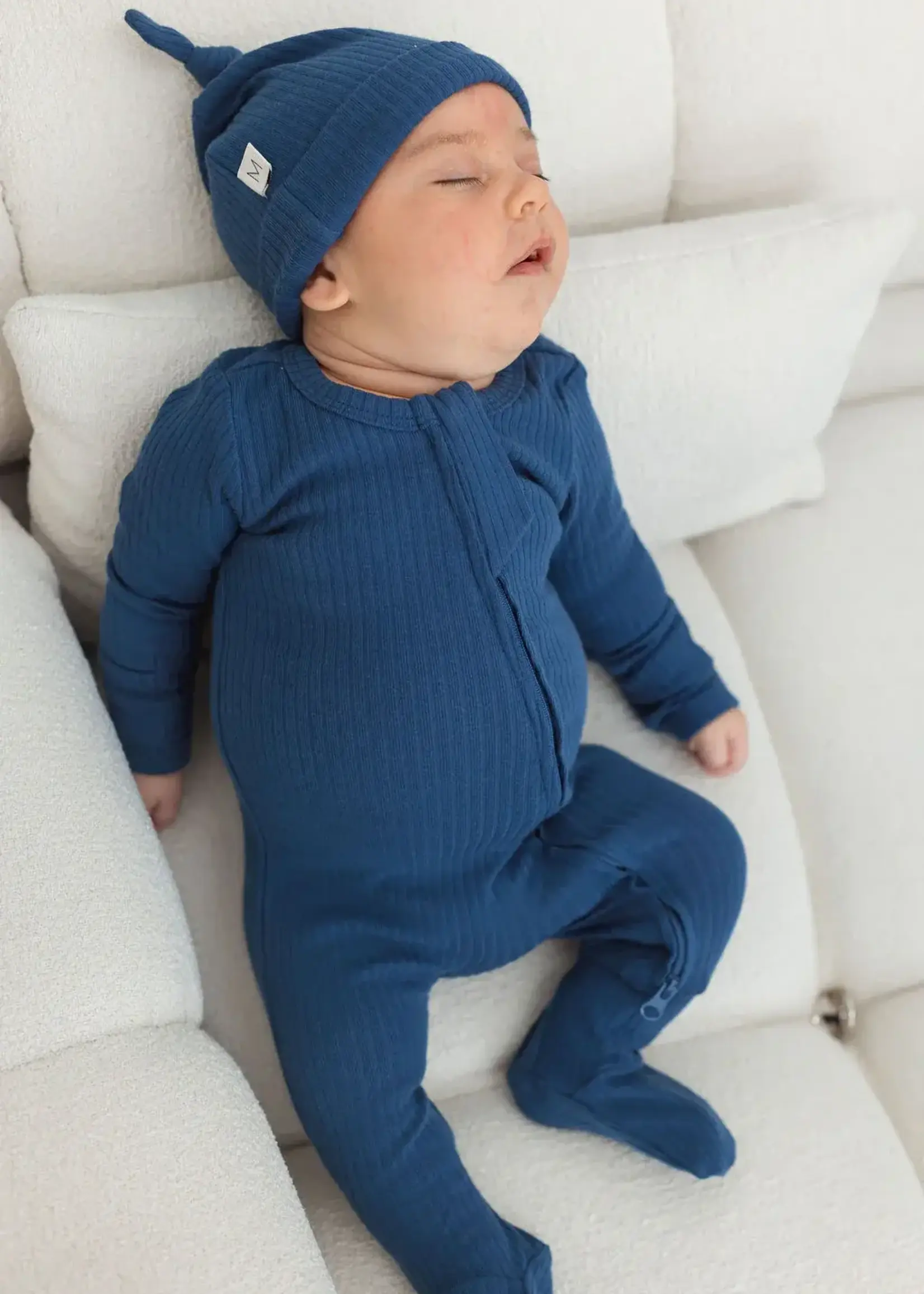 Mila & Co. Ribbed Footie