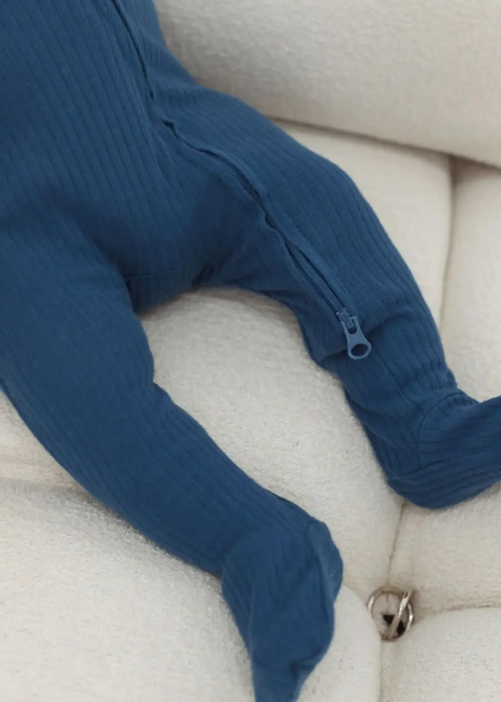 Mila & Co. Ribbed Footie