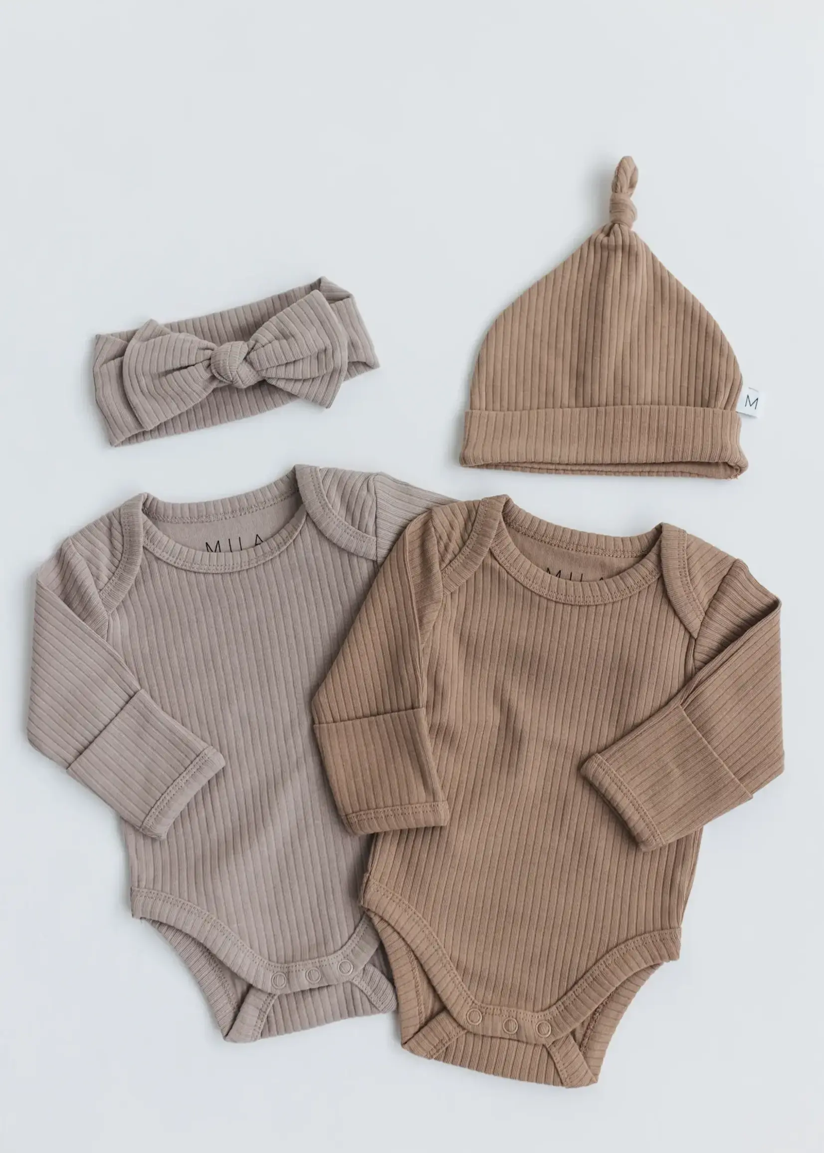 Mila & Co. Ribbed Bodysuit
