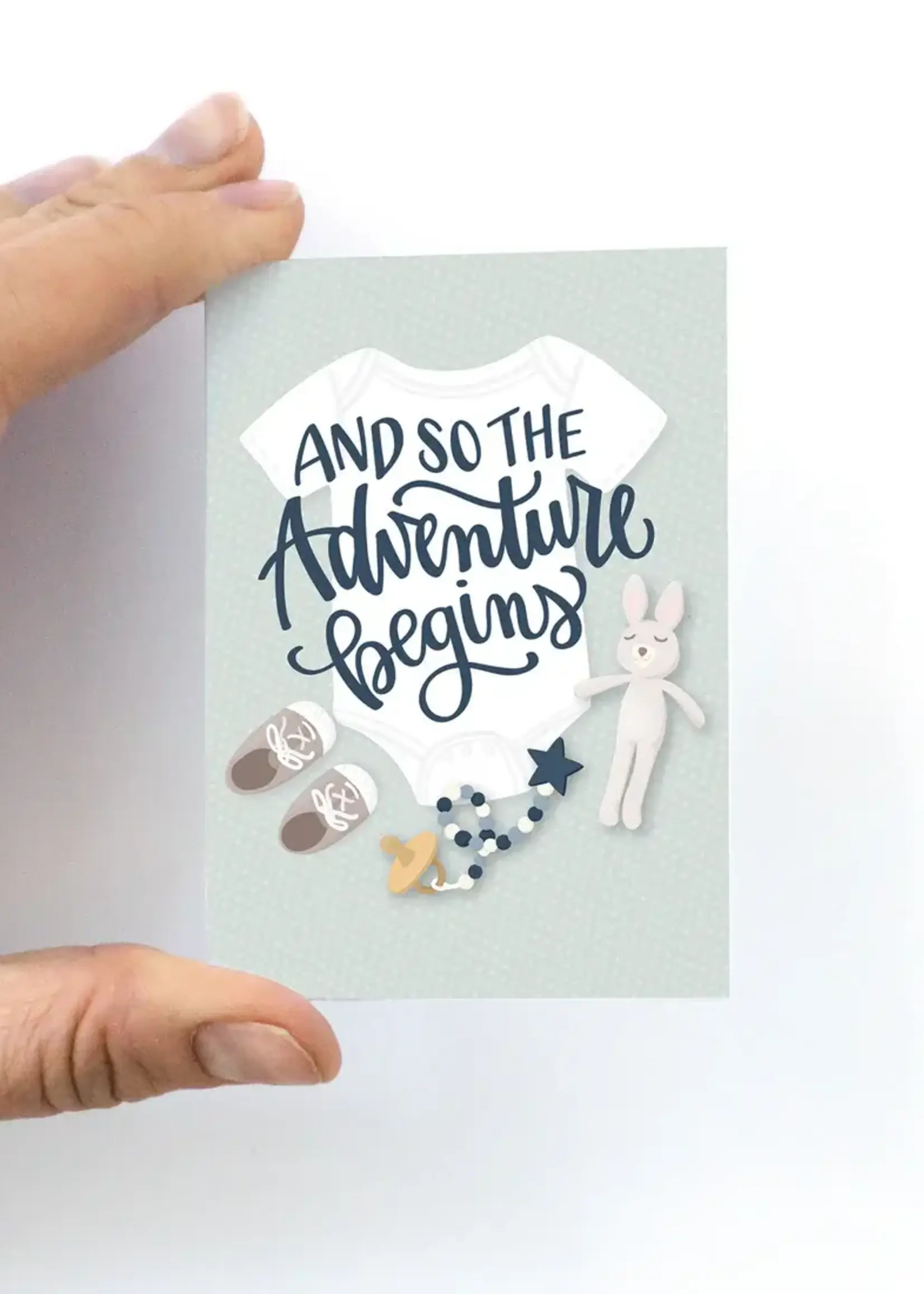 Pedaller Designs And so the Adventure Begins Mini Card