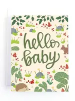 Pedaller Designs Hello Baby Card