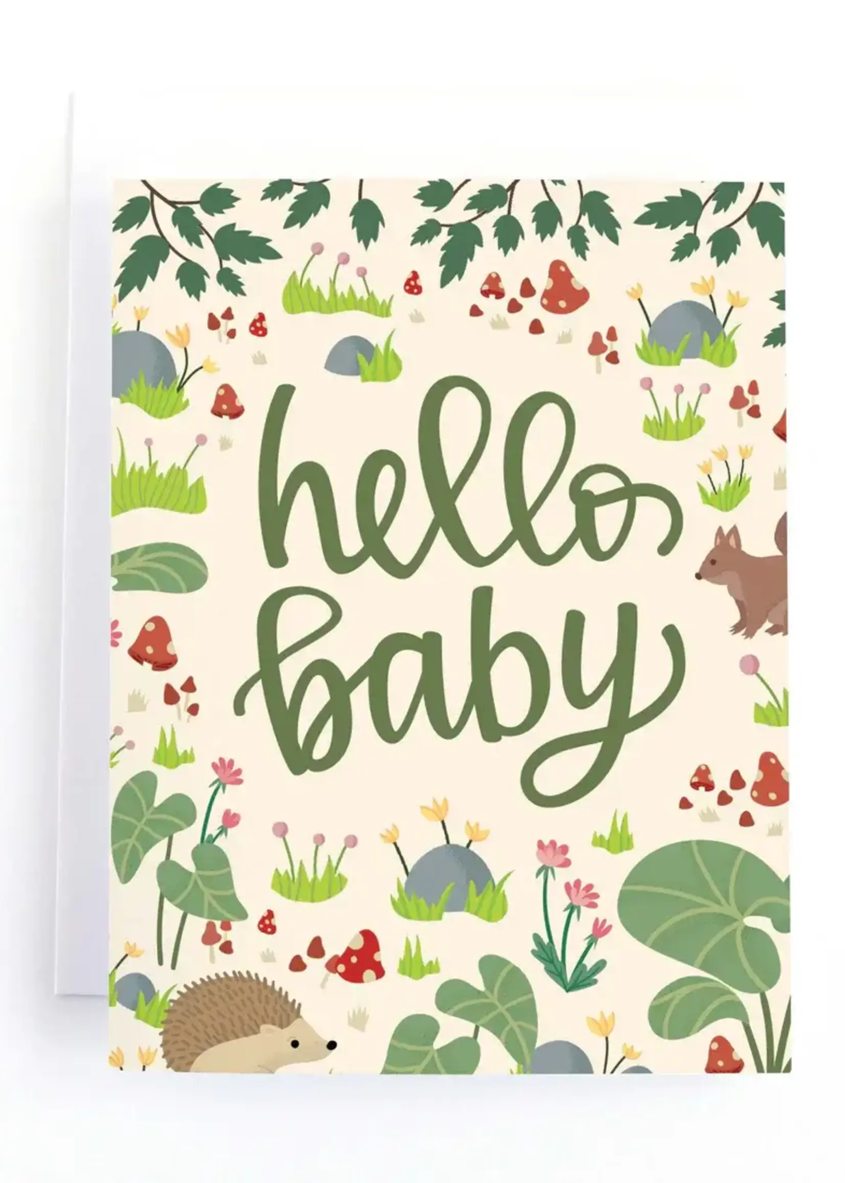 Pedaller Designs Hello Baby Card