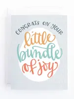 Pedaller Designs Congrats on Your New Little Bundle of Joy Card