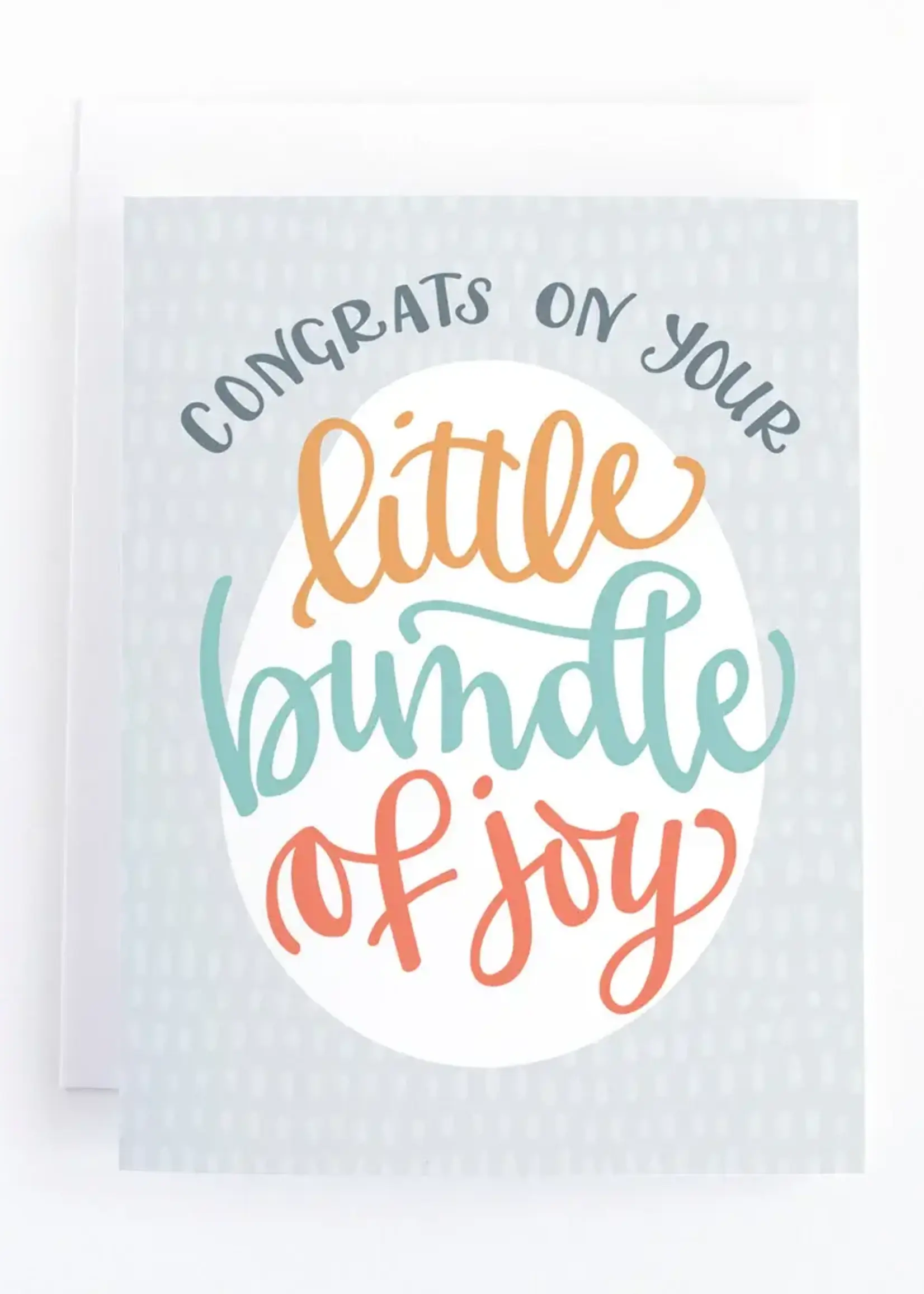 Pedaller Designs Congrats on Your New Little Bundle of Joy Card