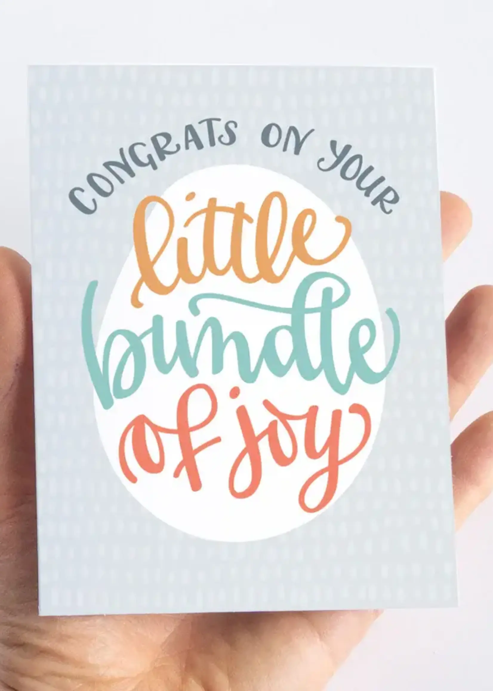 Pedaller Designs Congrats on Your New Little Bundle of Joy Card
