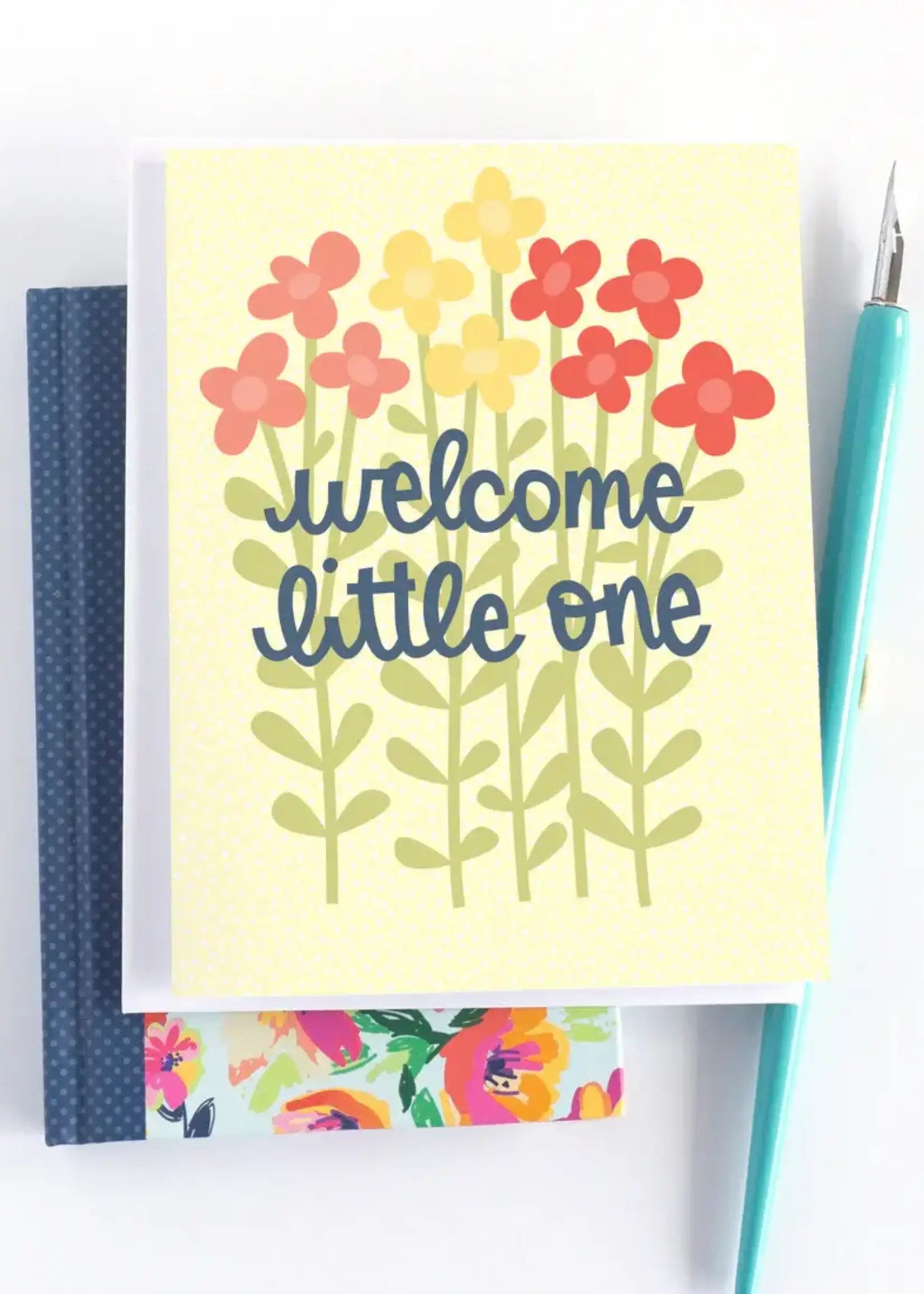 Pedaller Designs Welcome Little One Card