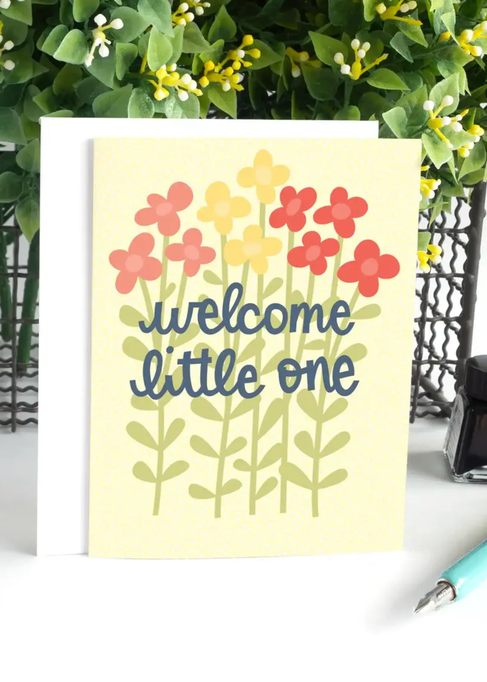 Pedaller Designs Welcome Little One Card