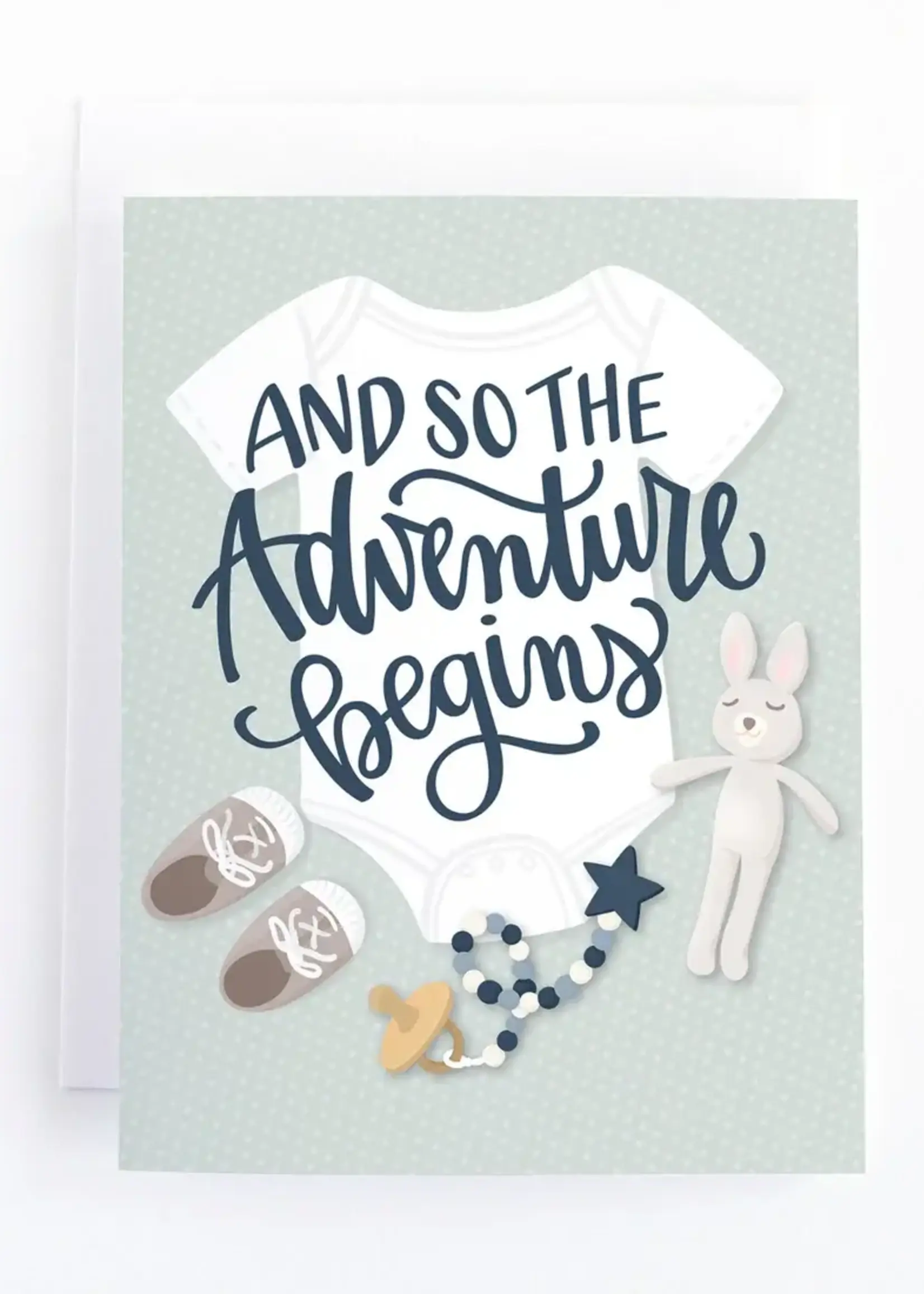 Pedaller Designs And so the Adventure Begins Card