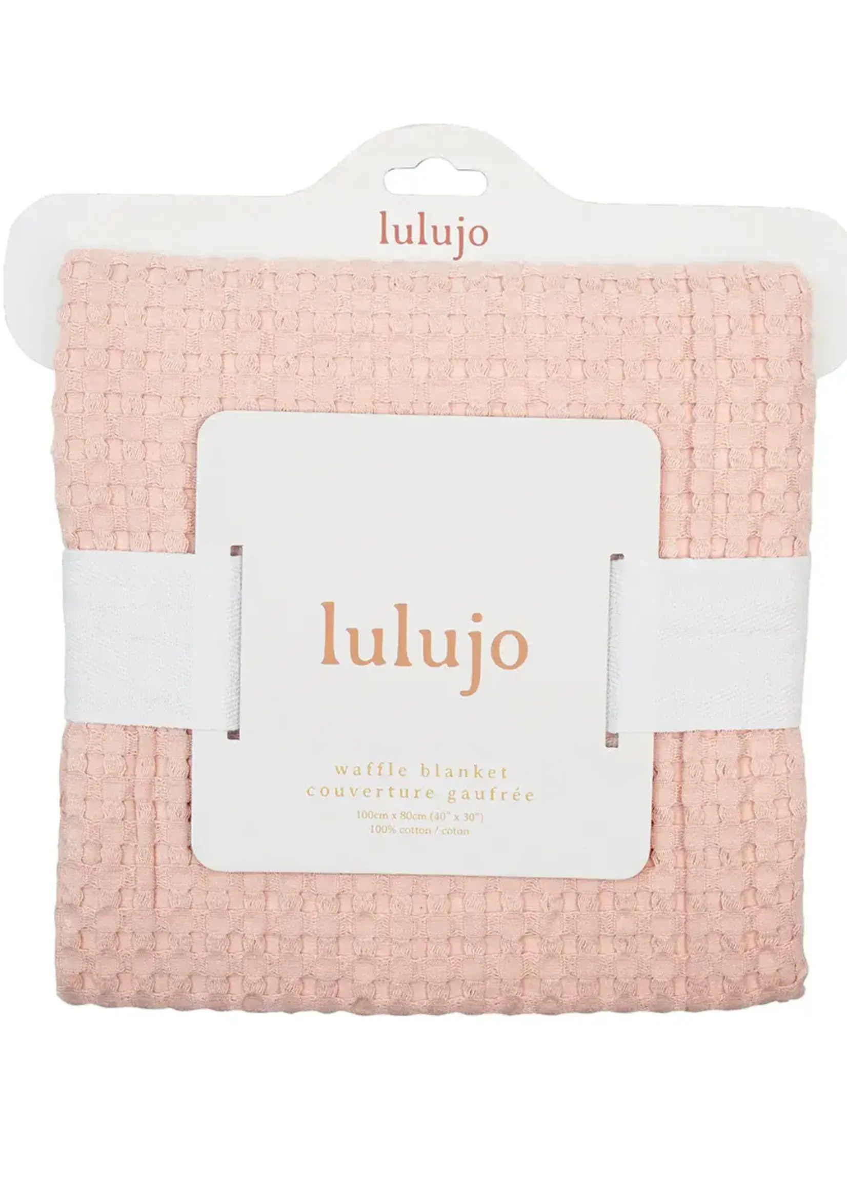 Lulujo Baby Waffle Baby Blanket
