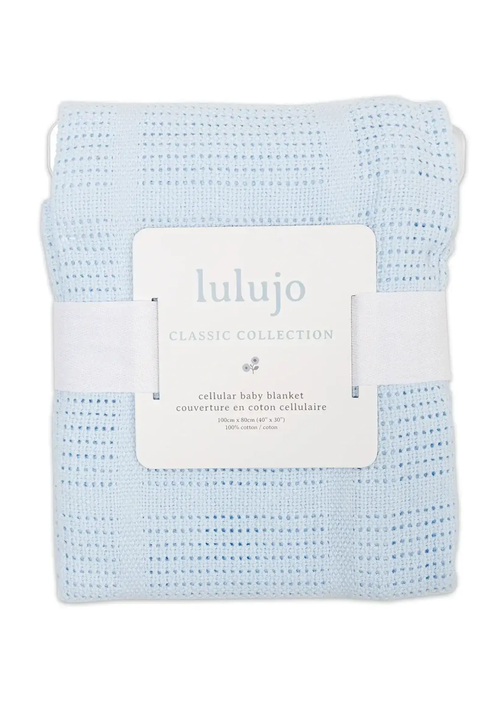 Lulujo Baby Cellular Baby Blanket