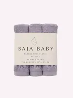 Baja Baby Bamboo Cotton Wash Clothes Pack 3