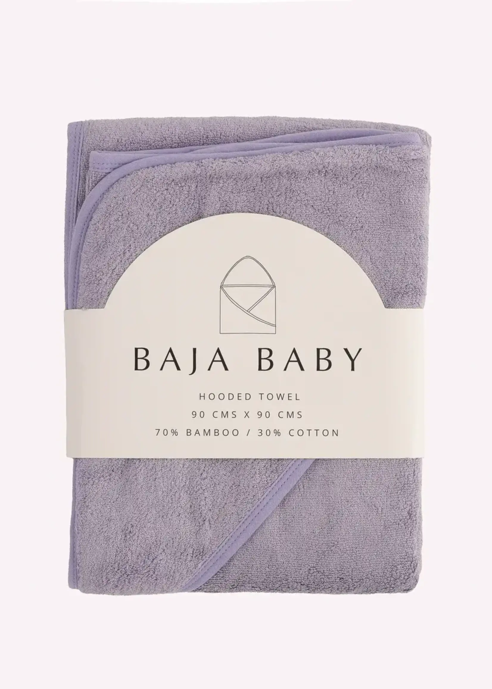 Baja Baby Bamboo Cotton Hooded Towel